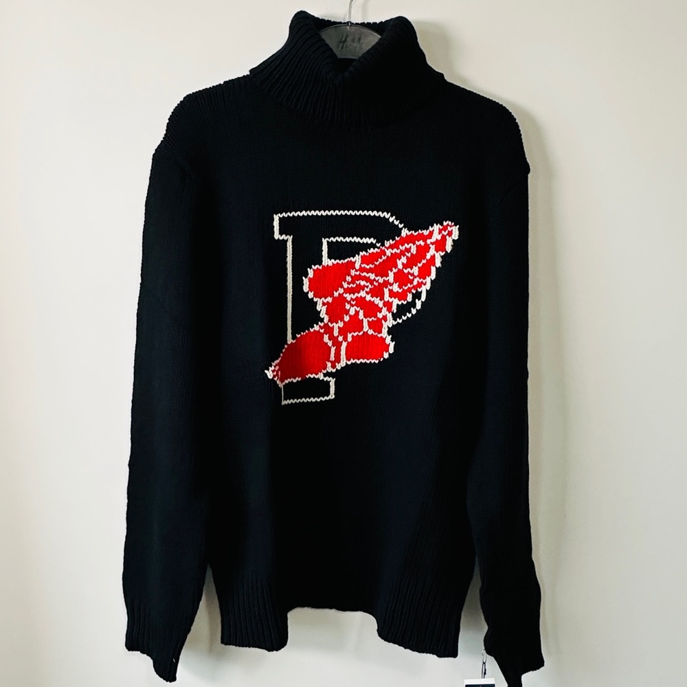 Authentic Polo Ralph Lauren1992 POPULAR Pwing Turtleneck Knit Sweater Size M NWT